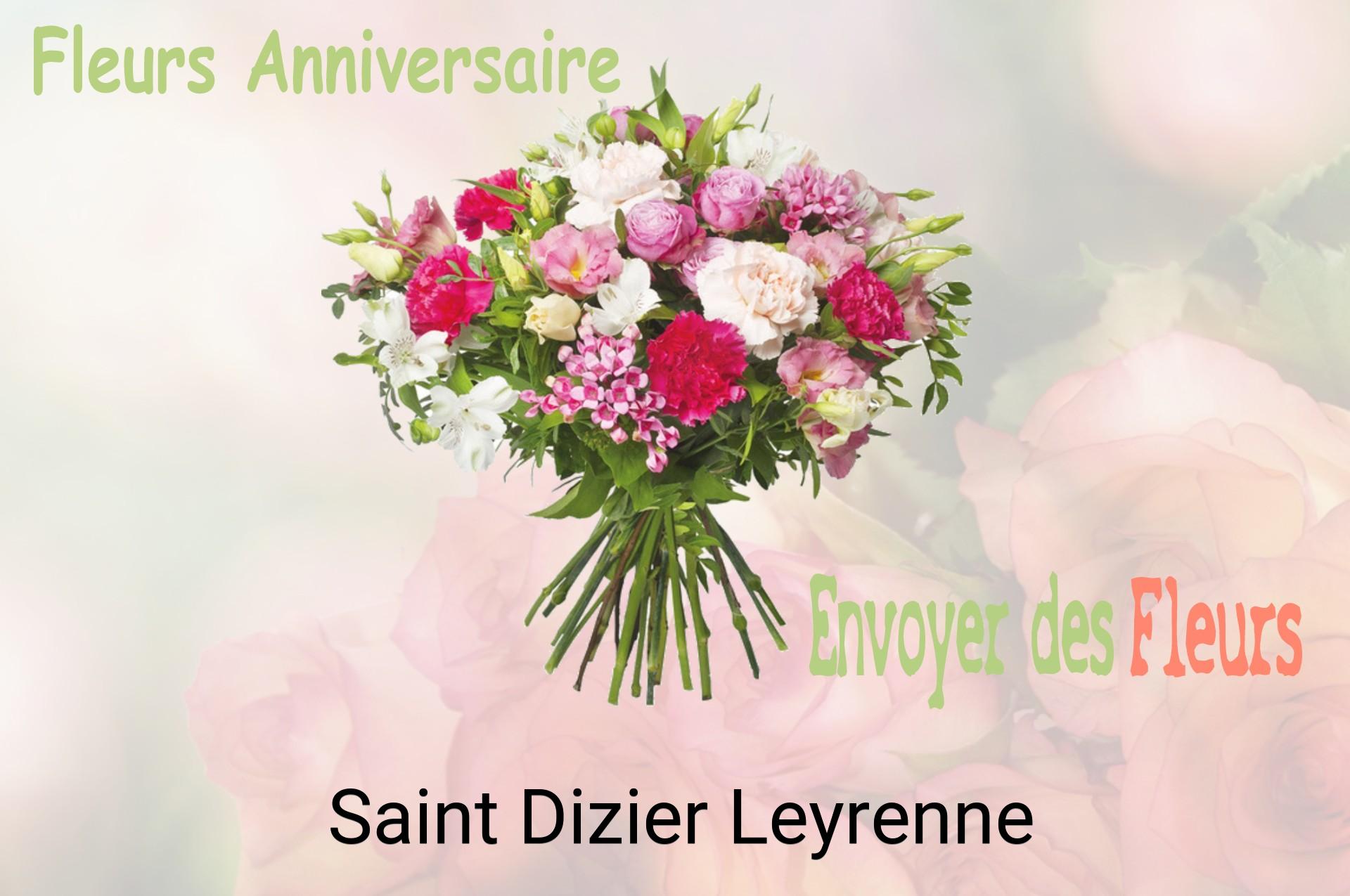 Bouquet de fleurs d’anniversaire livré à Saint-Dizier-Leyrenne