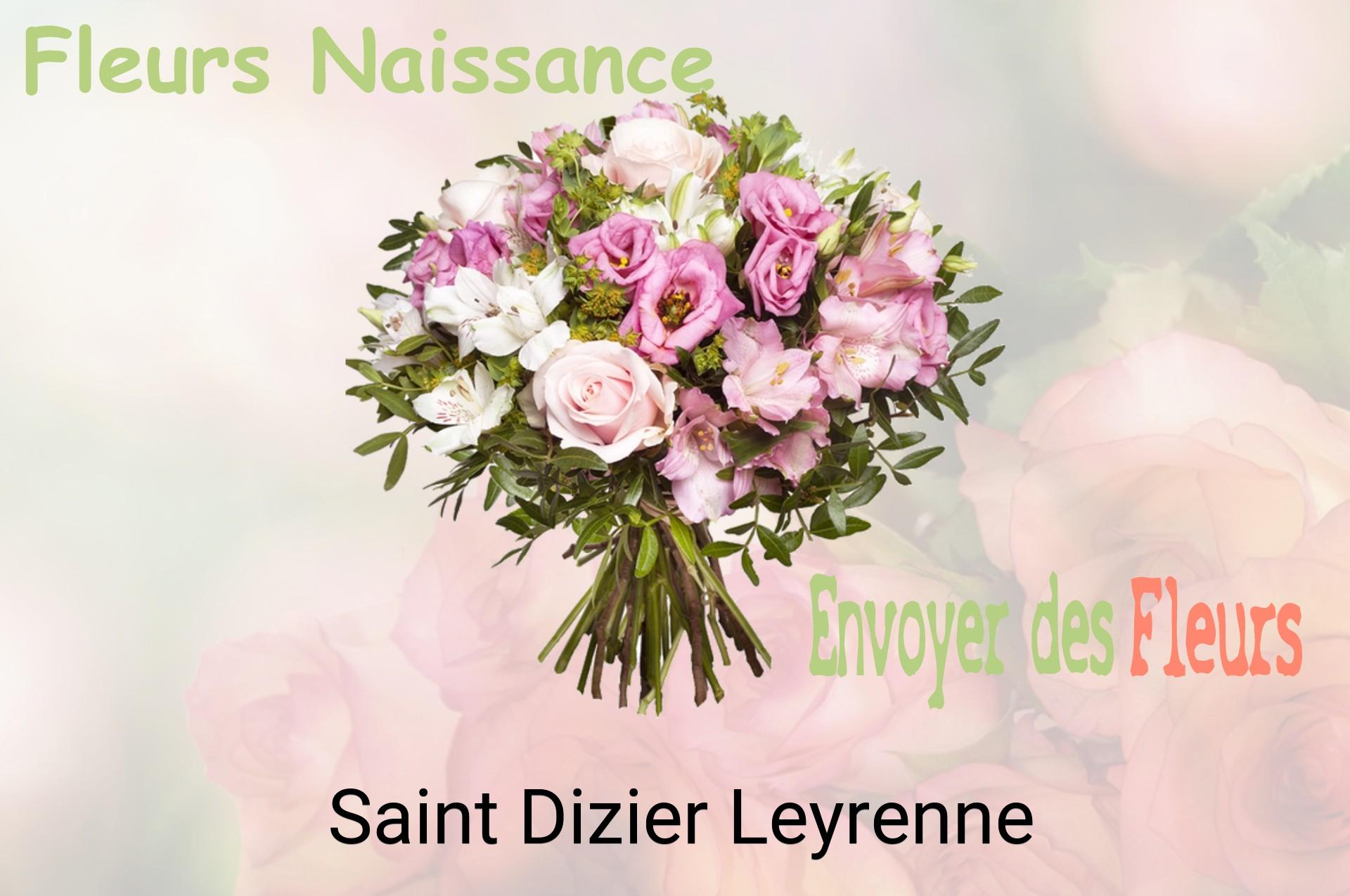 Bouquet de fleurs de naissance livré à Saint-Dizier-Leyrenne